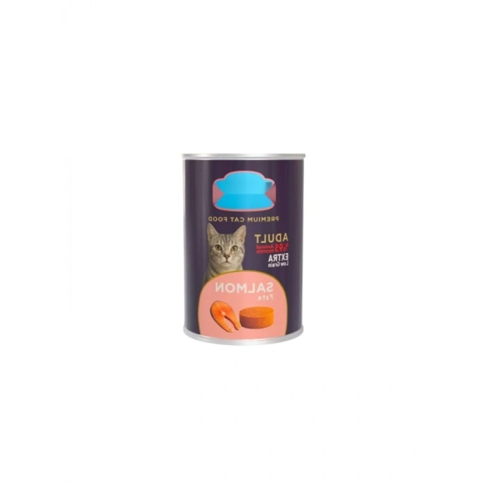 Yetişkin Kediler İçin Somon Etli 400 gr Pate Konserve Mama