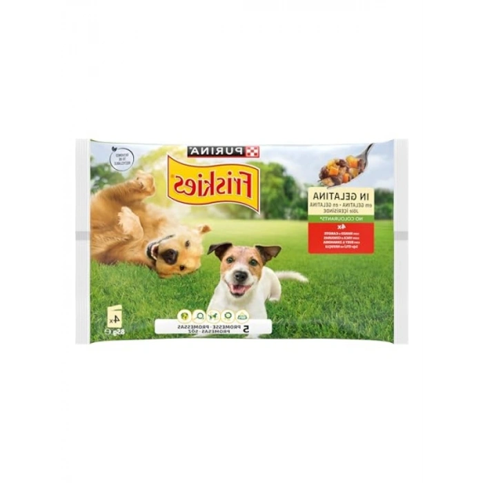 Yetişkin Köpekler için Sığır Etli Sebzeli 85 Gram Yaş Mama, 48 Adet