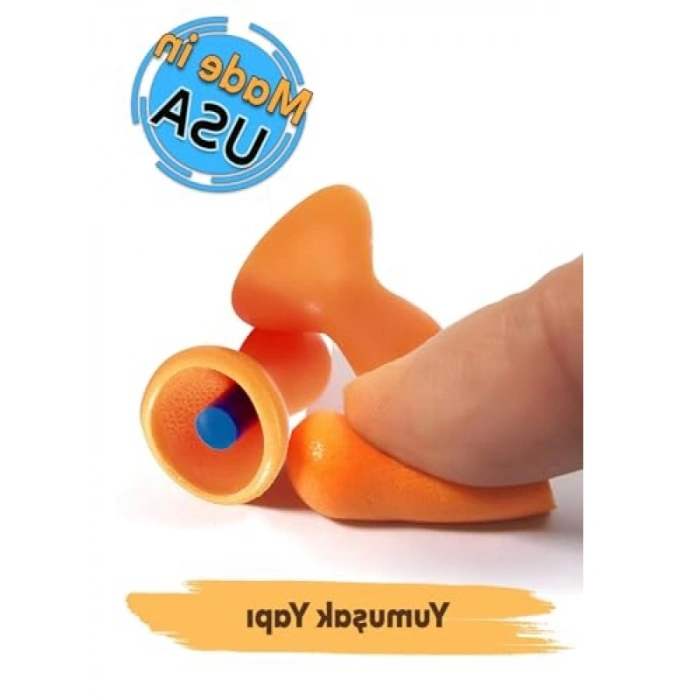 Yıkanabilir İpli Kulak Tıkacı - Gürültü Önleyici (5 ADET)