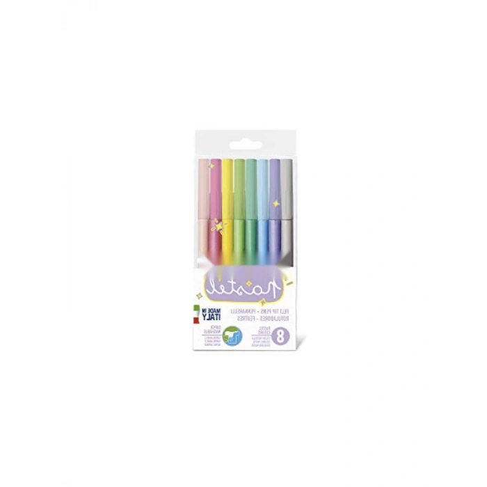 Yıkanabilir Pastel Keçeli Kalem Seti - 8li