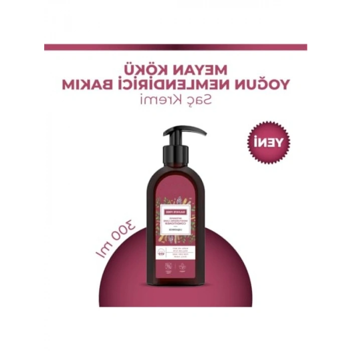 Yoğun Nemlendirici Saç Kremi - Meyan Kökü Özlü 300 ml