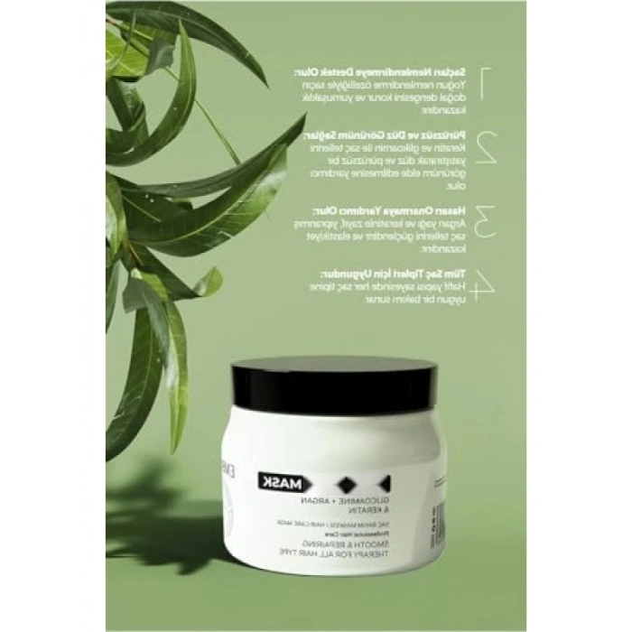 Yoğun Saç Bakım Maskesi - Keratin İçerikli (500 ml)
