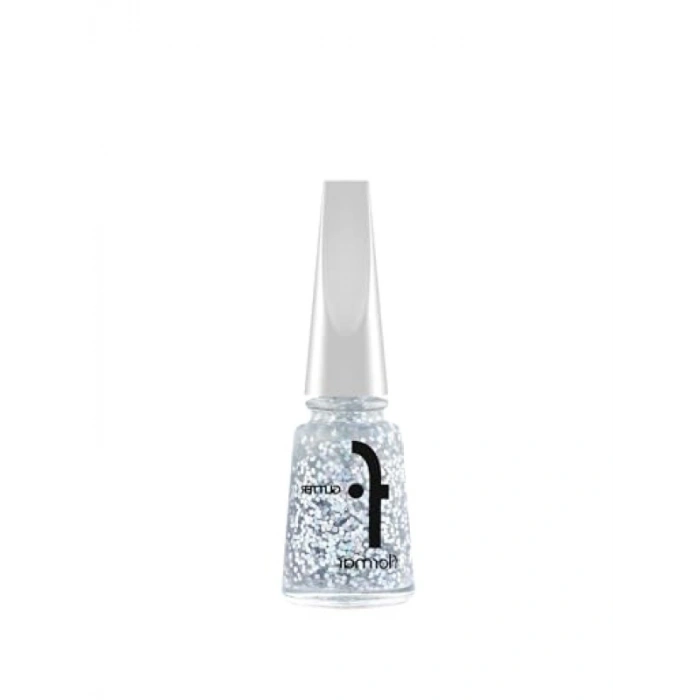 Yoğun Simli Şeffaf Oje - Glitter Nail Enamel Gl001 Stardust