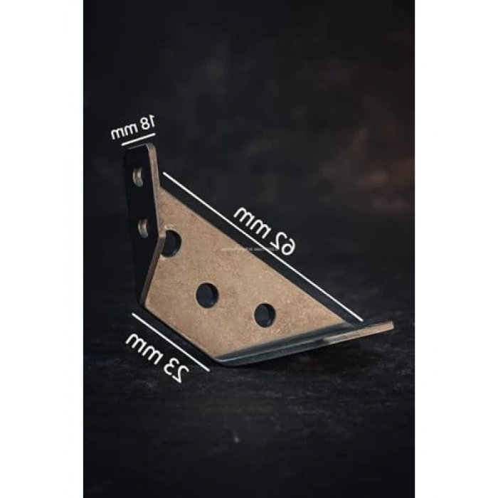 Yönsüz Köşe Bağlantı Aparatı - 62x23x18 mm, Galvaniz Kaplama