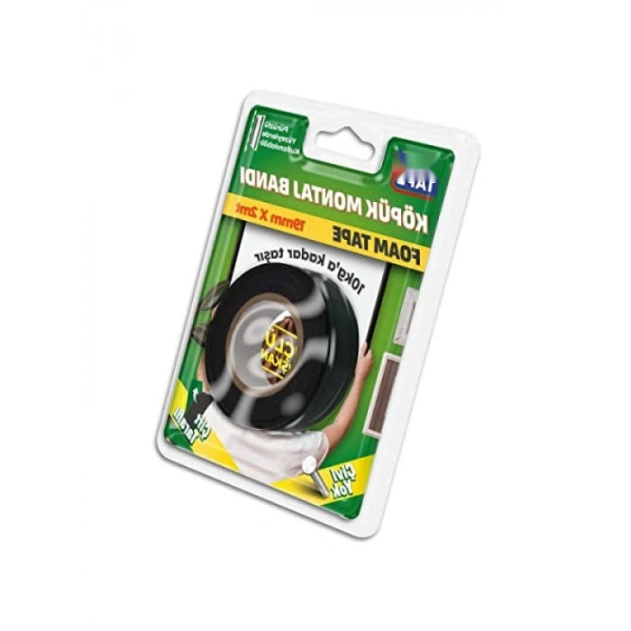 Yüksek Güçlü Solvent Akrilik Köpük Bant 10 kg, 19 mm x 2 Metre
