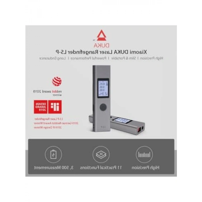 Yüksek Hassasiyetli Lazer Metre, 40 m Menzil