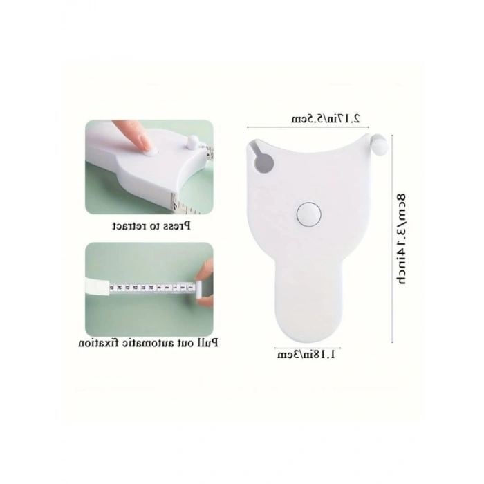 Yüksek Hassasiyetli Vücut Ölçüm Mezurası - 150 cm