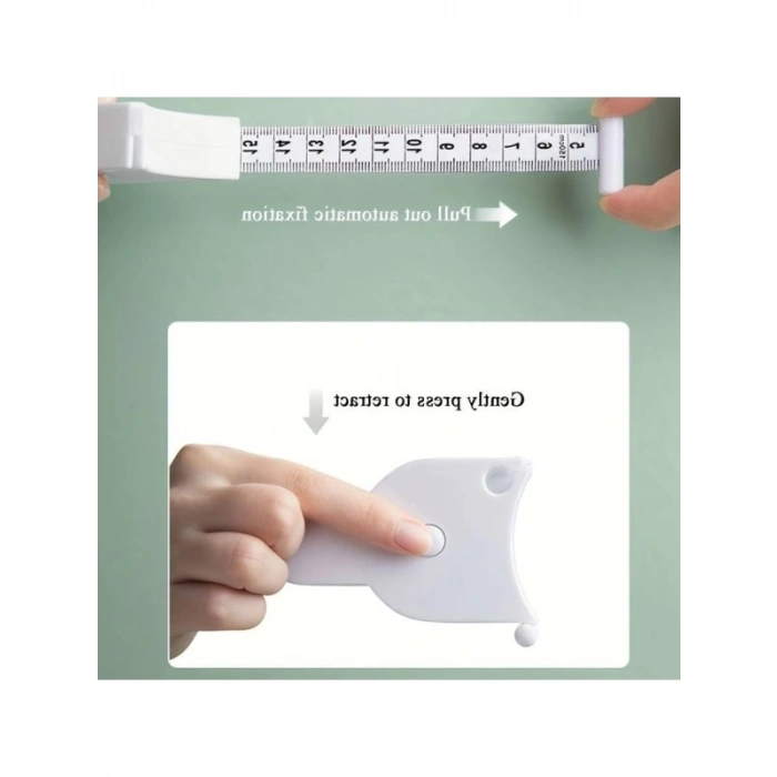 Yüksek Hassasiyetli Vücut Ölçüm Mezurası - 150 cm