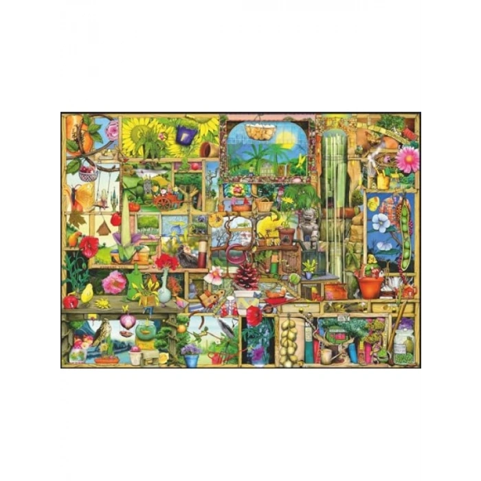 Yüksek Kalite 1000 Parça Bahçıvan Dolabı Puzzle