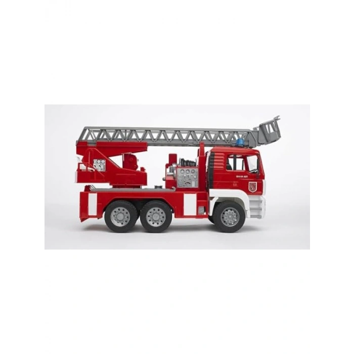 Yüksek Kalite Merdivenli İtfaiye Aracı Modeli - 1:16 Ölçek