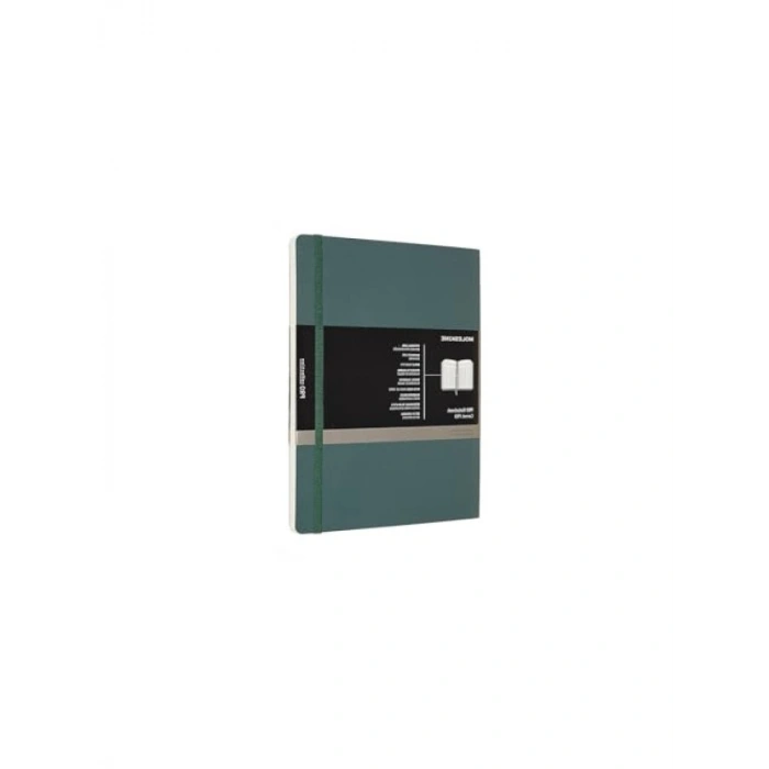 Yüksek Kalite Orman Yeşili Yumuşak Kapak Defter - XL Boy
