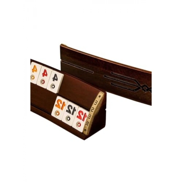 Yüksek Kalite Oval Ağaç Okey Seti