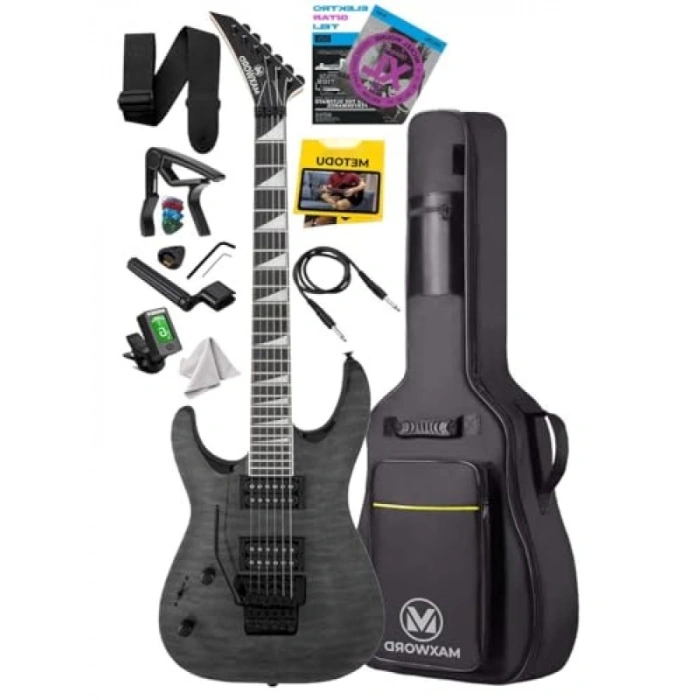 Yüksek Kaliteli Floyde Rose Elektro Gitar - Gray Rosewood Klavye