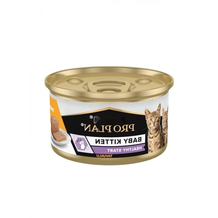Yüksek Kaliteli Tavuklu Yeni Doğan Yavru Kedi Maması (85 gr)
