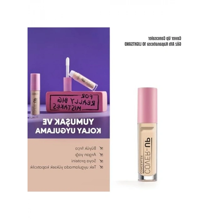 Yüksek Kapatıcılık Sağlayan Göz Altı Kapatıcısı - 10 Light Sand
