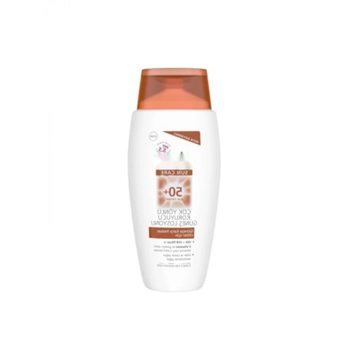 Yüksek Koruma Güneş Losyonu - SPF 50+ UVA/UVB Filtreli