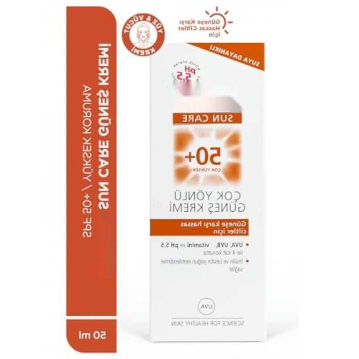Yüksek Koruma Sağlayan Çok Yönlü Güneş Kremi, SPF 50+ E Vitamini İçerir