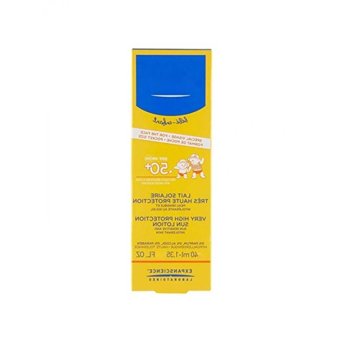 Yüksek koruma SPF 50 40 ml bebek güneş losyonu