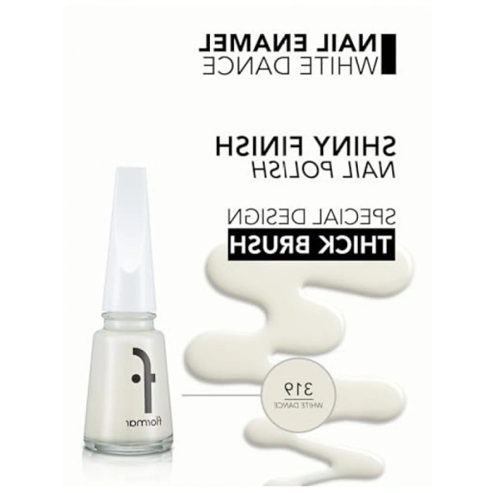 Yüksek Pigmentli Parlak Oje - 319 White Dance