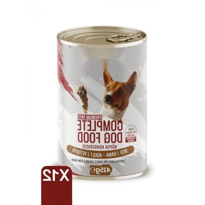 Yüksek Proteinli Dana Etli Yetişkin Köpek Konservesi - 415 Gr x 12 Adet