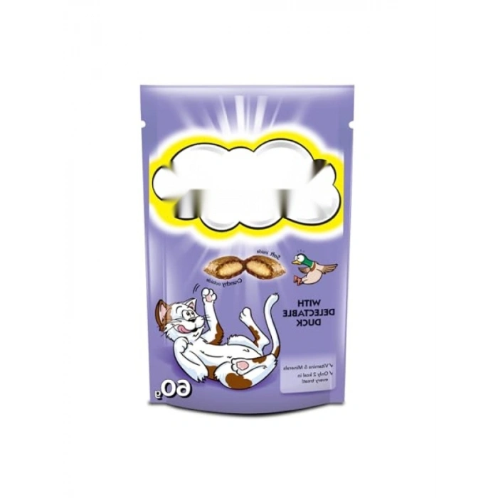 Yüksek Proteinli Ördekli Kedi Ödül Maması 60 gr