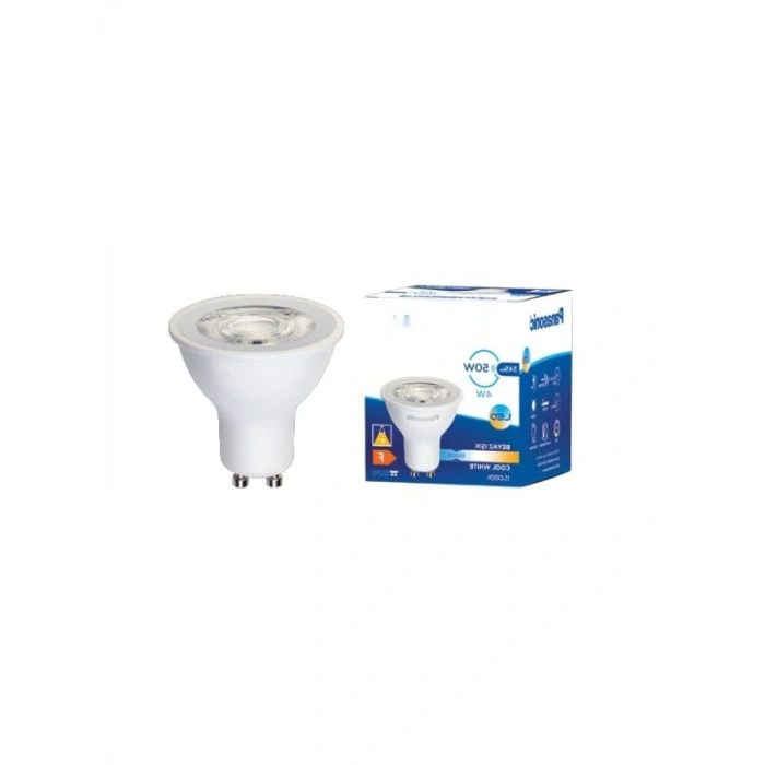 Yüksek Verimli Beyaz Işık LED GU10 Lamba - 4W 345LM 6500K