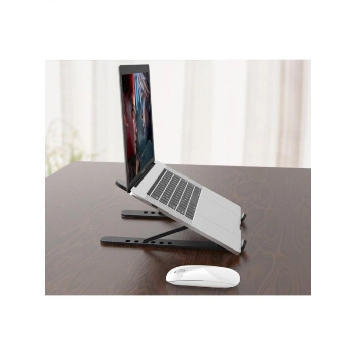 Yükseklik Ayarlı Taşınabilir Plastik Laptop Standı