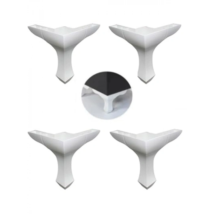 Yükseltme Ayağı, Plastik, 14 Cm, 4 Adet