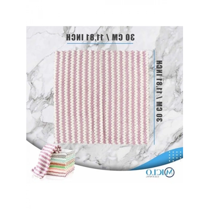 Yumuşak Doku Mikrofiber Temizlik Bezi, Süper Emici, 3 Adet