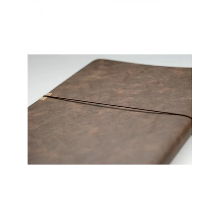 Yumuşak Dokulu Premium Defter B5 - Kahverengi