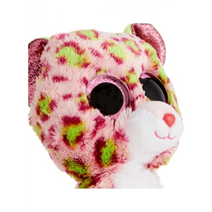 Yumuşak Dolgulu Leopar Desenli Yastık - Pembe