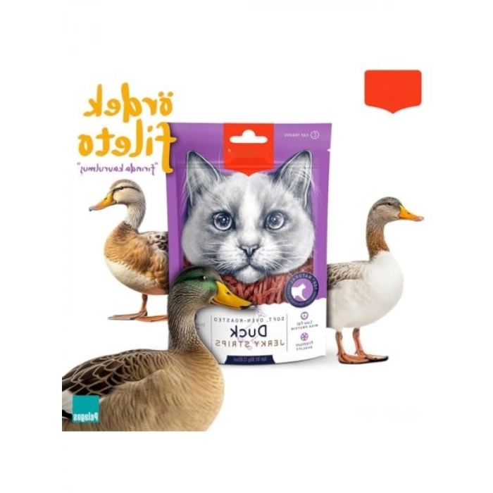 Yumuşak Ördek Fileto Kedi Ödülü, 80 gr