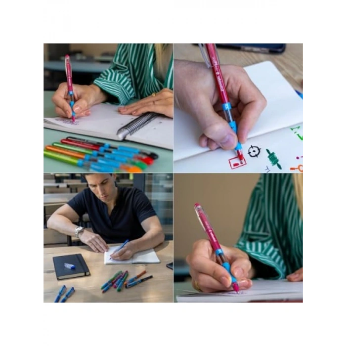 Yumuşak Saplı Kapaklı Tükenmez Kalem - Yüksek Kalite