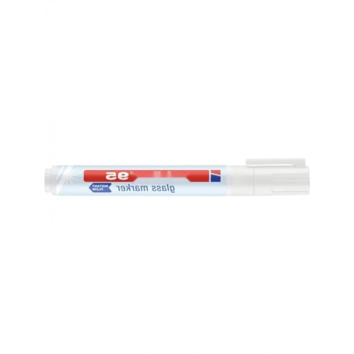 Yuvarlak Uç Cam Kalemi, 1.5-3 mm, Beyaz
