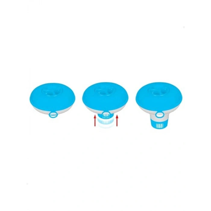 Yüzen Kimyasal Dağıtıcı, 12.7 cm Çap, Korozyona Dayanıklı