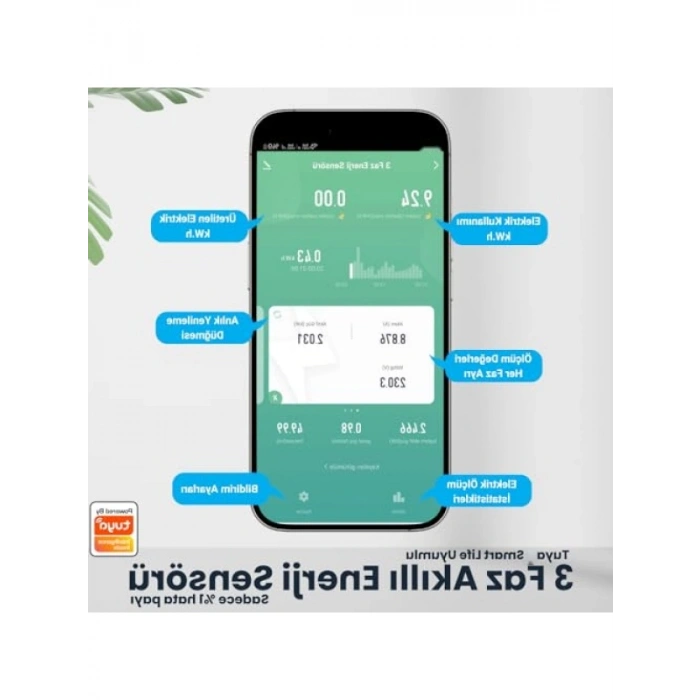 Zigbee Uyumlu Akıllı Enerji Ölçer, Gerçek Zamanlı Takip