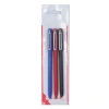0.7 mm Yağ Bazlı Kapaklı Roller Kalem - Siyah-Kırmızı-Mavi