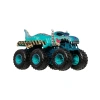 1:64 Ölçekli Monster Trucks ve Hot Wheels Araç Seti - Köpek Balığı ve Dinozor Temalı