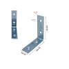 10 Adet L Demir Gönye Köşebent, 16x55x55mm, Mobilya Sabitleme Aparatı