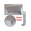 10 Adet Metal Köşebent - 40x40x160 mm Bağlantı Aparatı