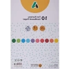 10lu Karışık Renk Fon Kartonu, 25x35 cm, 160 g