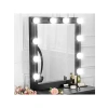10lu Set Hollywood Tarzı Led Makyaj Aynası Işığı, 3 Renk Modu