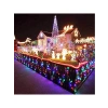 10 Metre Fişli LED Işık - 100 LED RGB Renkli Yılbaşı Dekorasyon Lambası