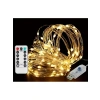 10 Metre Uzunluğunda Sarı LED Peri Işıkları, 8 Modlu