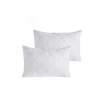 %100 Pamuk Alez Kapitone Yastık Koruyucu - 50x70 cm, 2li Set