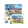 100 Parça Canlı Renkli Köpek Çetesi Puzzle
