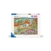 1000 Parça Çiçekli Mantar Evler Yetişkin Puzzle