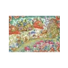 1000 Parça Çiçekli Mantar Evler Yetişkin Puzzle