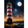 1000 Parça Neon Yıldız Kapısı Puzzle - Gece Parlayan Tasarım