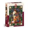 1000 Parça Zorlu Kedi Temalı Puzzle